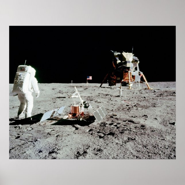 Poster Homem na Lua (Frente)