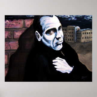 Poster Homem na Parede