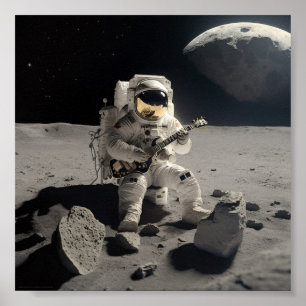 Poster Homem na série da lua