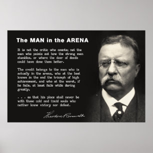 Poster Homem no discurso da Arena - Ursinho Roosevelt 191