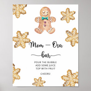 Poster Homem-pão-de-gengibre \ bar-mãe-osa