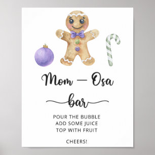 Poster Homem-pão-de-gengibre \ bar-mãe-osa