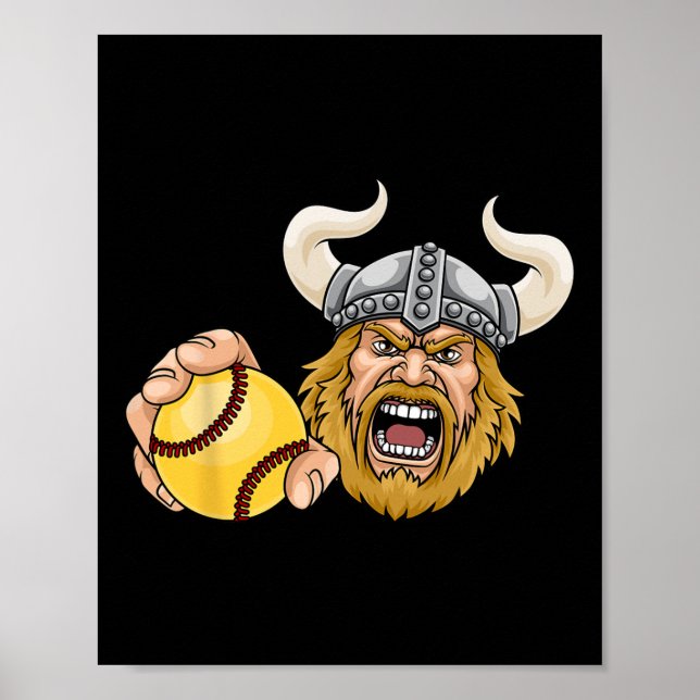 Poster Homem Personagem de Desenho Viking Softll Ll (Frente)