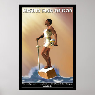 Poster Homem poderoso do deus
