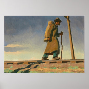 Poster Homem sem-teto por Maynard Dixon