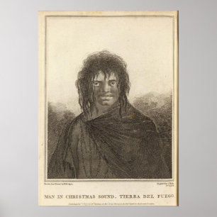 Póster Homem, som do Natal, o Chile