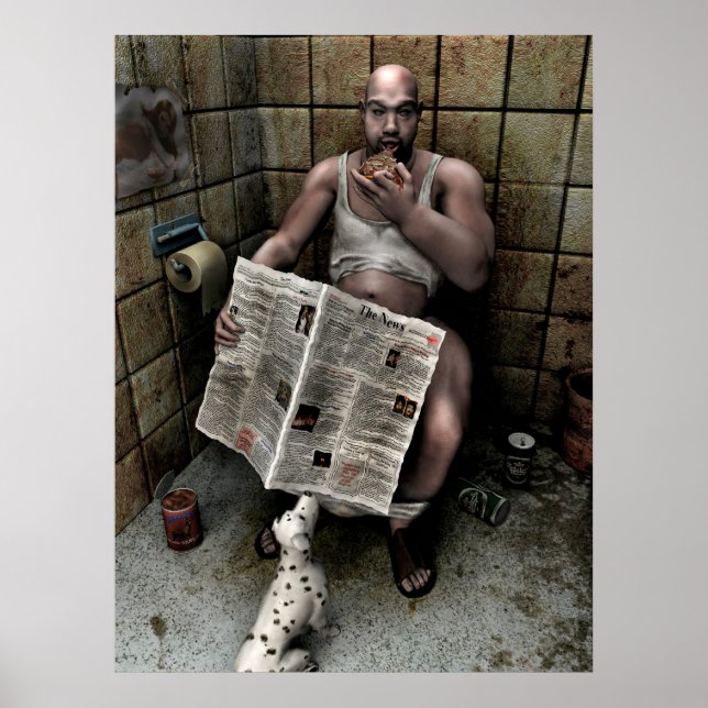 Póster homem sujo (Frente)