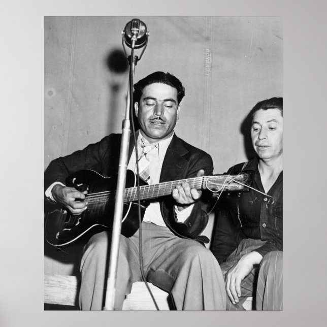 Poster Homem Tocando Guitarra (Frente)