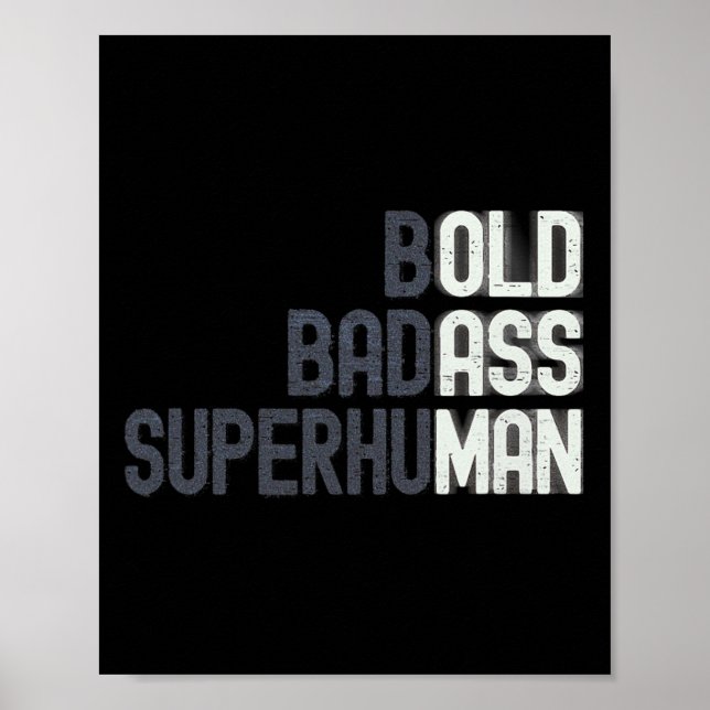 Poster Homem Velho Dizendo Idiota Presente Aniversário Pa (Frente)