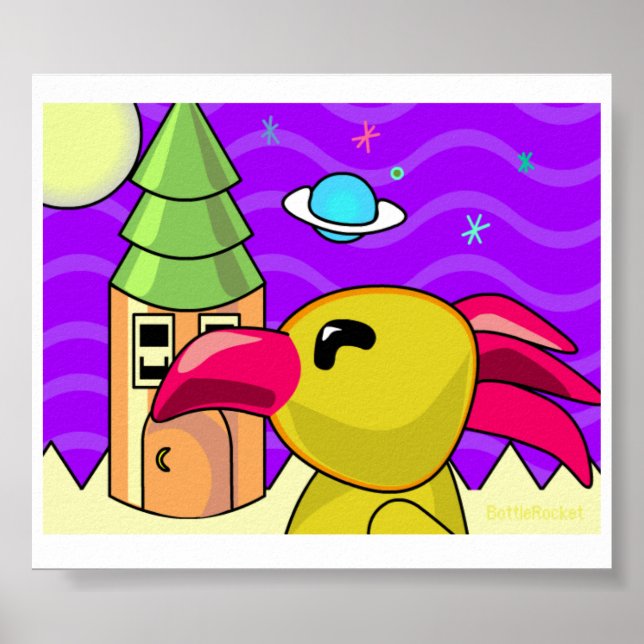 Póster Homem Voador (Frente)