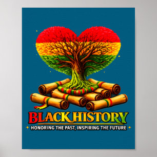 Poster Homenageando o passado inspirando o futuro mês da 