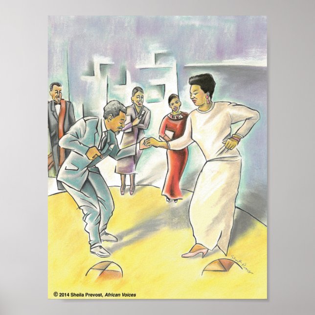 Póster Homenagem a Maya Angelou & Amiri Baraka (Frente)