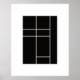 Poster Homenagem a Mondrian 1.2