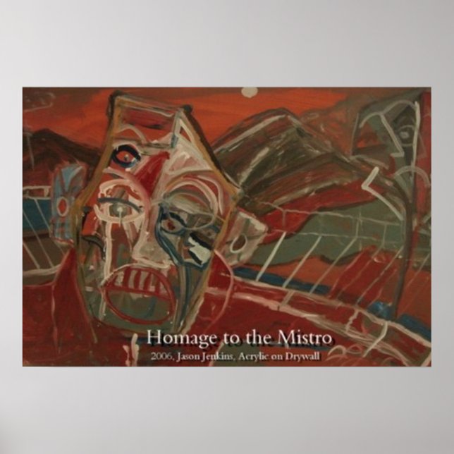 Poster Homenagem ao Mistro (Frente)