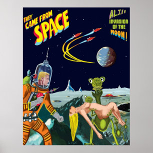 Poster Homenagem com Ficção Científica Retroativa