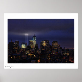 Poster Homenagem WTC à luz - 11/09/2011 em peso