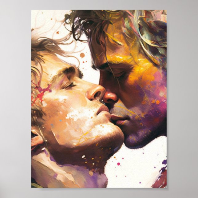 Poster Homens apaixonados (Frente)