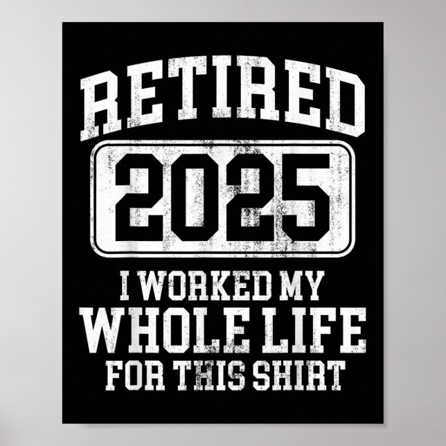 Poster Homens aposentados de 2025 Humor T-shirt.pn (Frente)