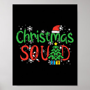 Poster Homens Da Tripulação Xmas Da Família De Natal Meni