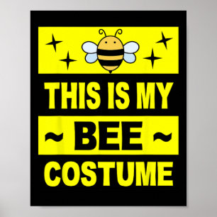 Poster Homens De Adultos Bonitos Com Costume De Abelhas