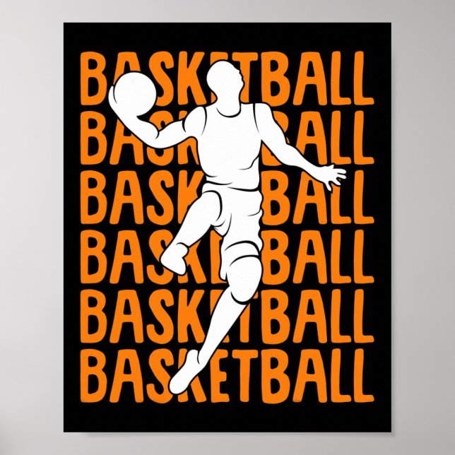 Poster Homens de Basquete 1 (Frente)