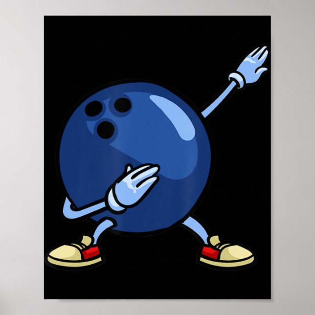 Poster Homens de Presente bola de boliche Mulheres Crianç (Frente)