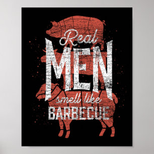 Poster Homens de Verdade Cheiram como Presente para Homen