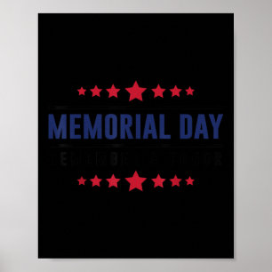 Poster Homens do Dia Memorial dos Eua Meninos do Patrióti