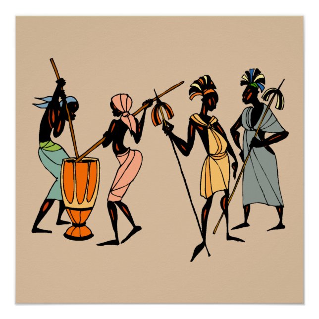 Póster Homens do Quénia (Frente)