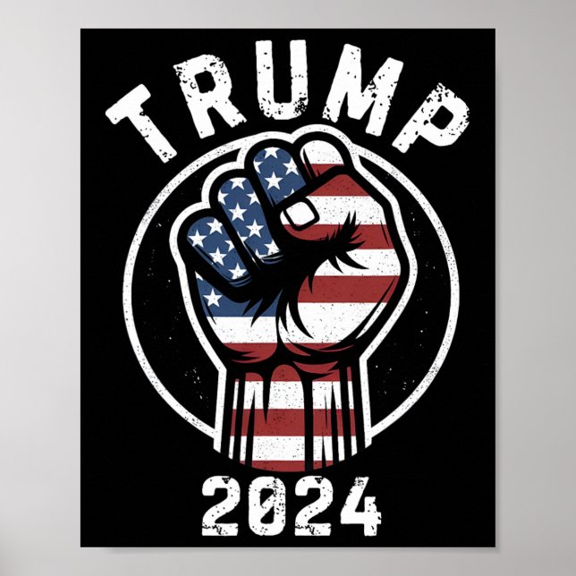 Poster Homens Dos Eua Votam Em Primeiro Lugar 2024 (Frente)