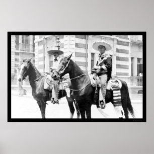 Póster Homens em Figurinos Charro em Tampico, México, 190