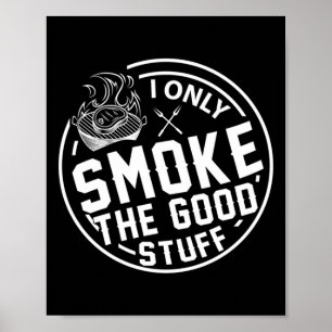 Poster Homens grelhando apenas churrasco bom design