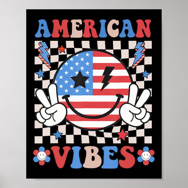 Poster Homens Homens Crianças Víblias Americanas Patri (Frente)