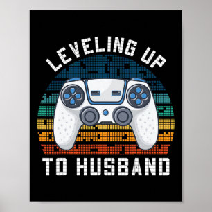 Poster Homens Noivados Husbynn legal Agrupam-Se A B
