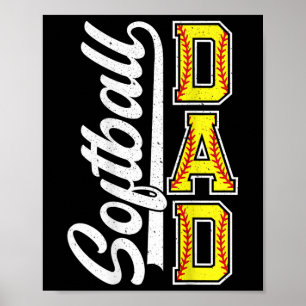 Poster Homens Orgulhosos Softll Pai Papai Treinador Da Fi