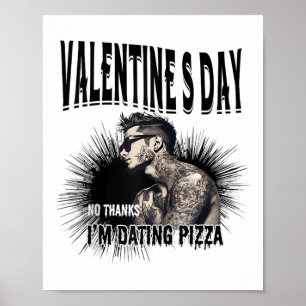 Poster Homens para Tatuagens do Homem Inclino no Dia Anti