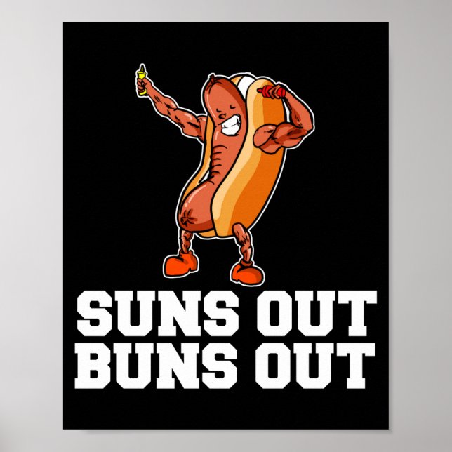 Poster Homens sol para fora bundas para fora desenho engr (Frente)