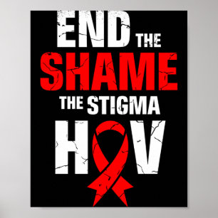 Poster Homens terminam com a vergonha do estigma conscien