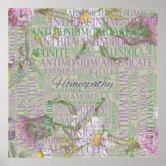 Poster Homeopatia - Arte do Word com Recursos