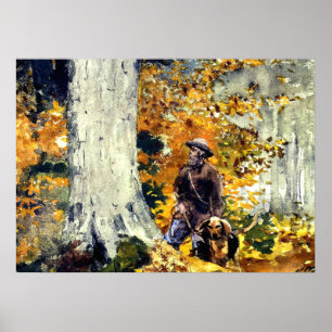 Poster Homer - Adirondack Woods