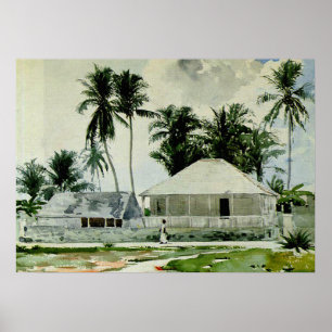 Poster Homer - Cabins, Nassau