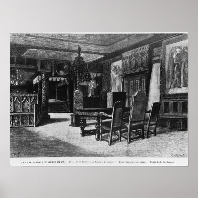 Póster Homes de Victor Hugo (Frente)