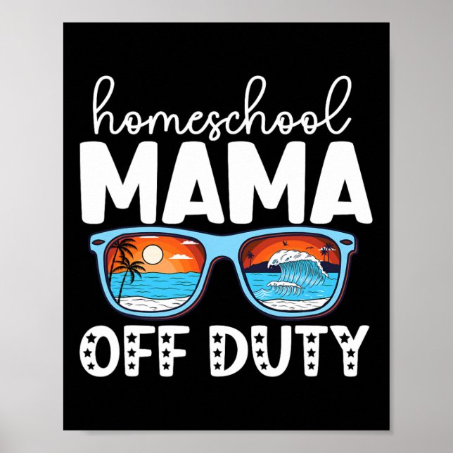 Poster Homeschool Mãe Despedida Feliz Dia Passado Da Esco (Frente)