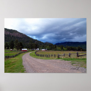 Póster Homestead no Colorado USA Canvas Print