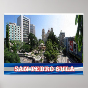 Poster Honduras - San Pedro Sula -
