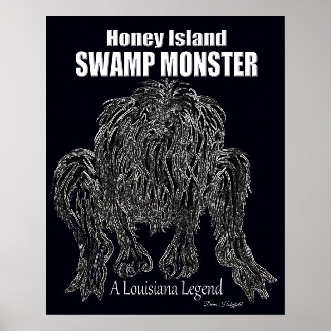 POSTER HONEY ISLAND SWAMP MONSTER A LOUISIANA LEGENDA (Frente)