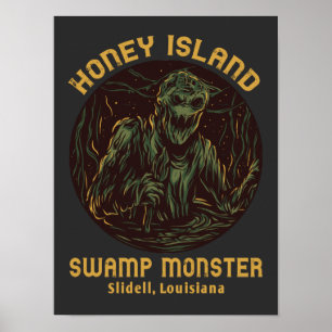 Poster Honey Island Swamp Monster Cryptid