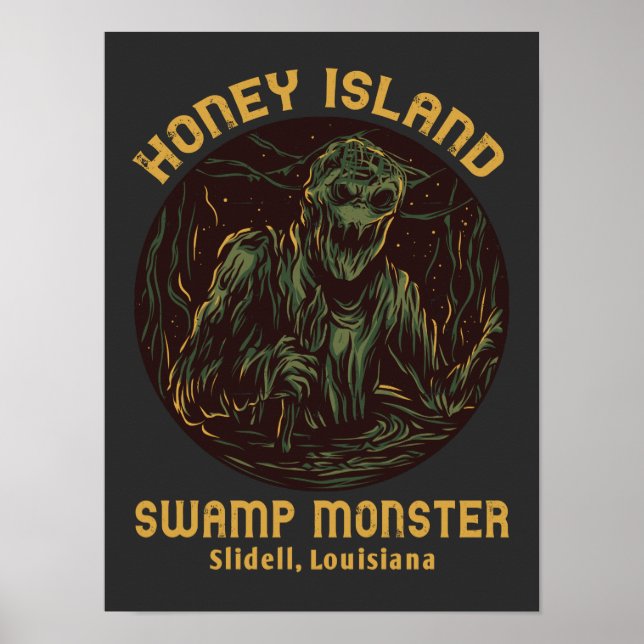 Poster Honey Island Swamp Monster Cryptid (Frente)
