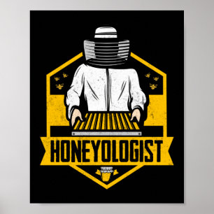 Poster Honeyologista Beekeeper Honey Bee