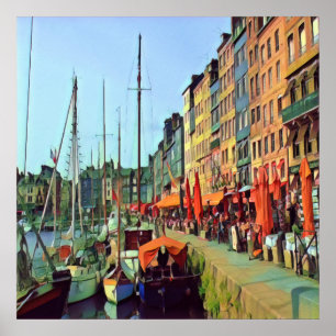 Poster HONFLEUR - encaixe - vista